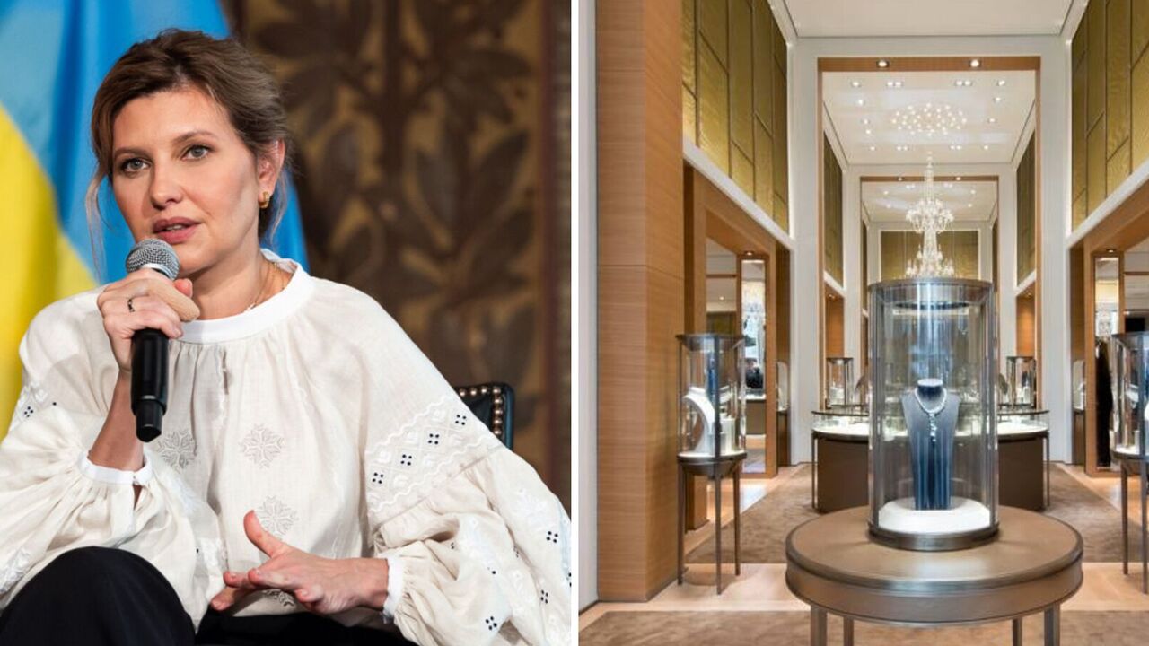 Russian media fall for fake news about Olena Zelenska "spending more than a million dollars on Cartier jewelry"