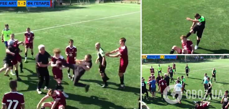 Ukraińscy piłkarze wywołali brutalną bójkę kung-fu. Wideo