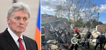 Peskov cynically says after Russia's strike on Groza that the occupiers do not attack civilians in Ukraine