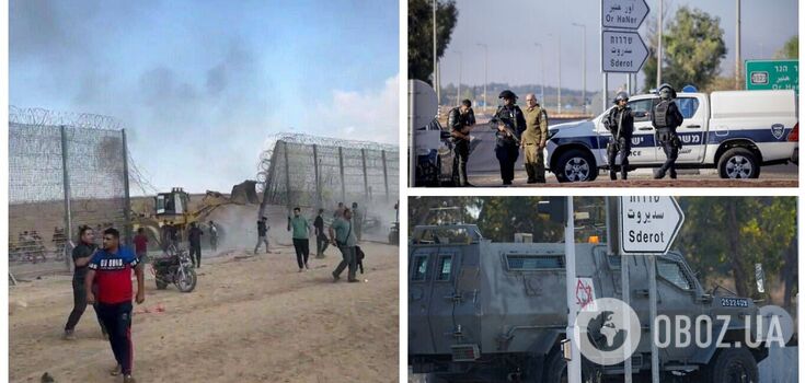 IDF confirms Palestinians seizing seven Israeli communities. Map of the invasion
