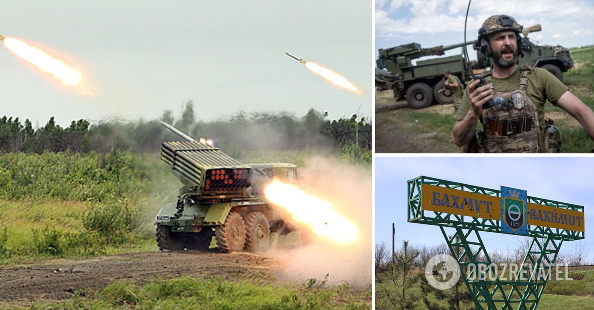 Fighting near Bakhmut in Donbas