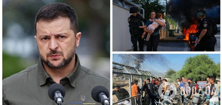 "Nigdzie na świecie terror nie powinien mieć ani jednej szansy". Zeleński reaguje na ataki Hamasu na Izrael