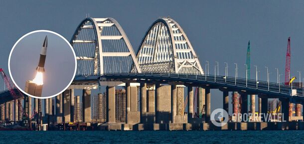 Czernyk mówi, że most Kerczeński zatonie kilkaset metrów, jeśli setki filarów zostaną uszkodzone