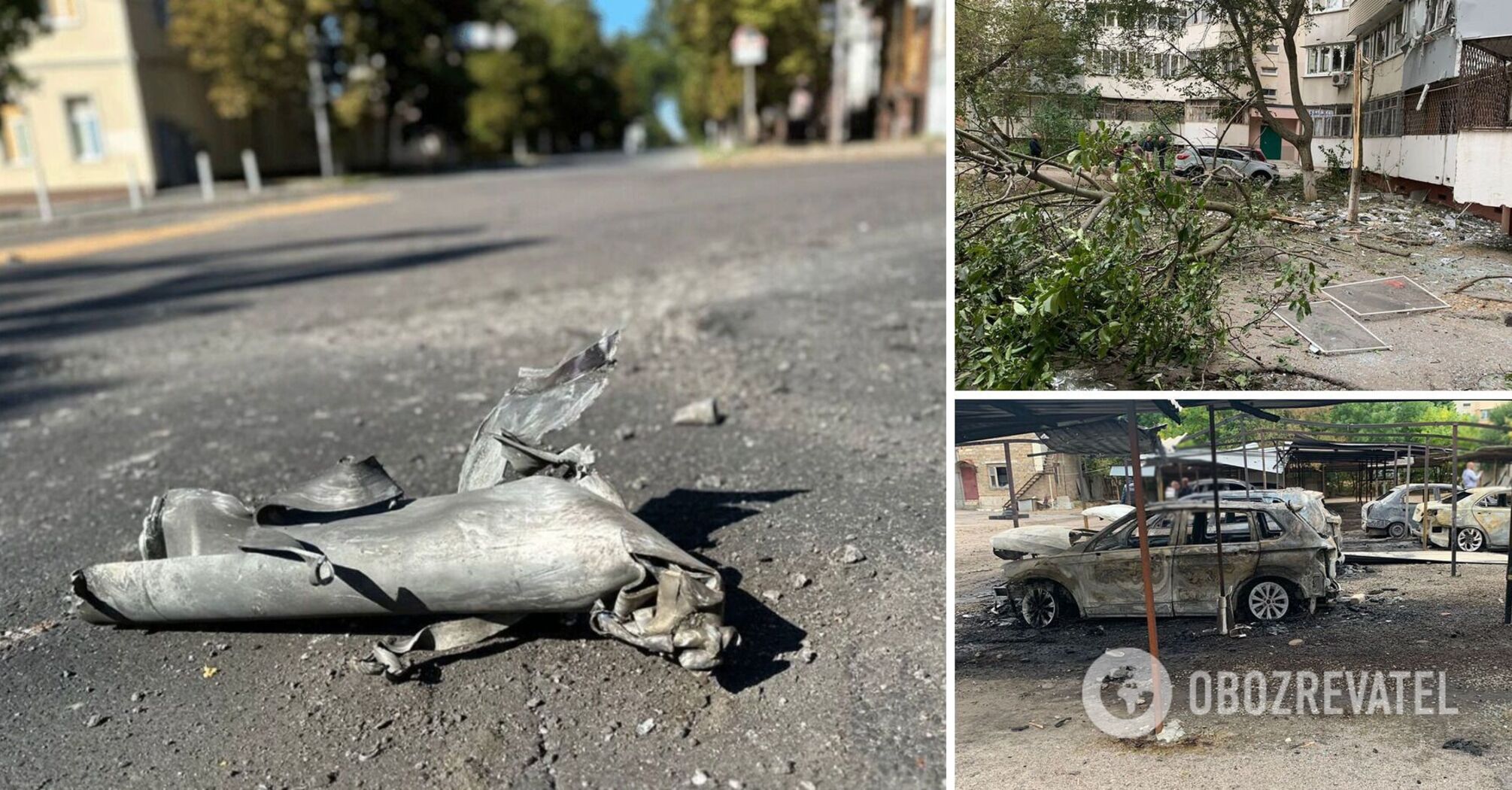 Occupants shelled residential neighborhoods of Kherson at night en masse: 11 people wounded, a child among them. Photo and video