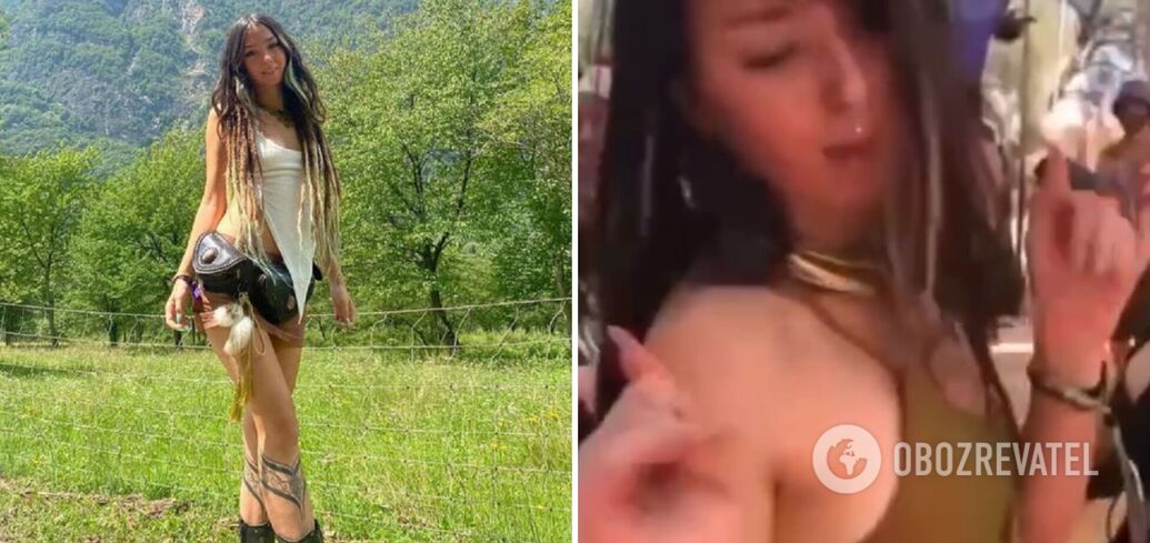Dancing merrily, nothing portended trouble: the latest video has emerged of a girl at a festival seen in a pickup truck of Hamas militants