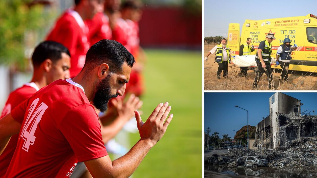 "Israel did not expect this. I am amazed at the scale." The Hapoel football player spoke about what is happening in the country
