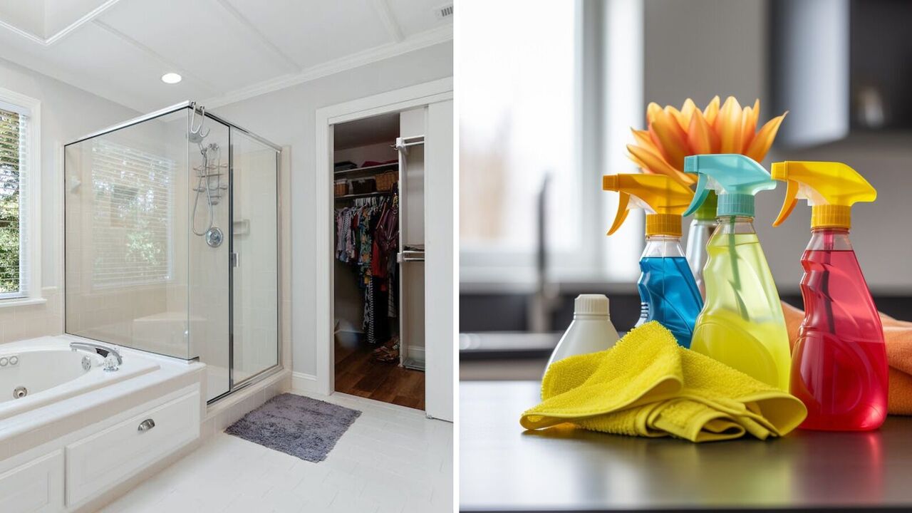 The effect is fantastic: a homemade solution will clean the shower to shine