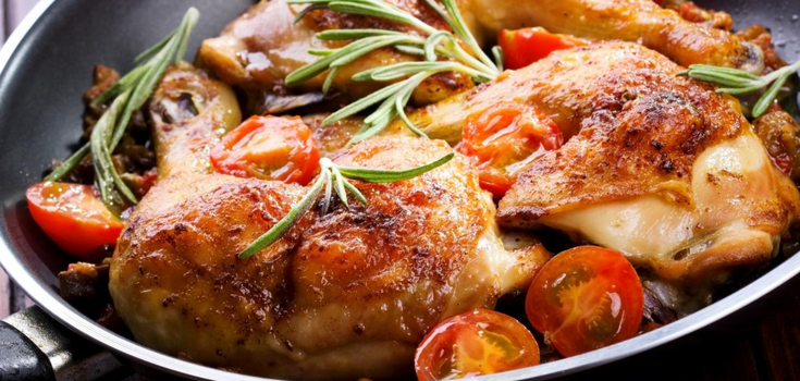Juicy and tender chicken