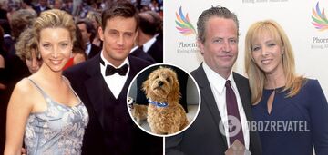The Friends star was going to take in Matthew Perry's dog after his death, but it didn't work out: the actor's ex-fiancée has the animal