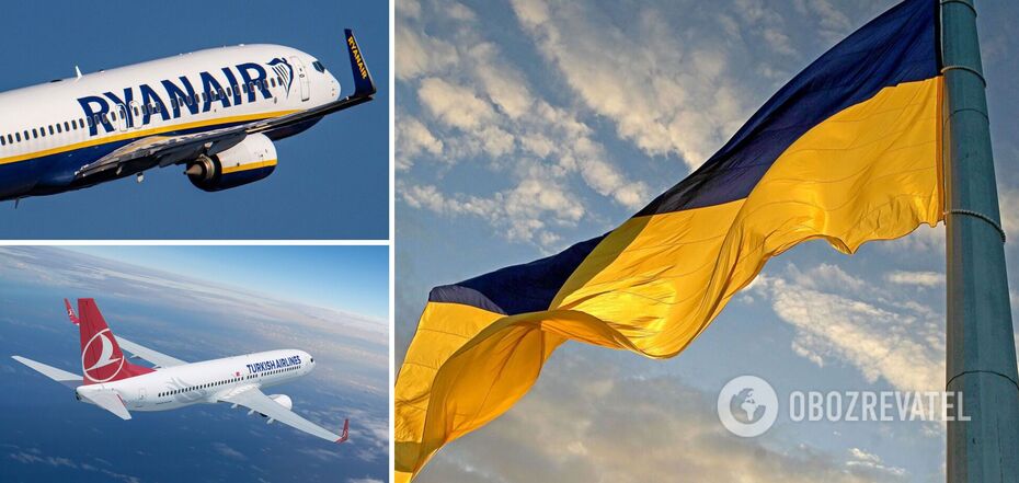 Ryanair, Turkish Airlines i inni są gotowi do lotów na Ukrainę