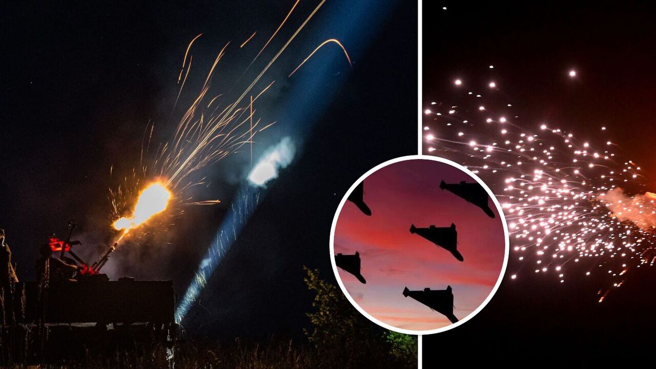 Rosja wystrzeliła w nocy osiem celów na Ukrainę: siły obrony powietrznej zestrzeliły pięć Shahedów i rakietę