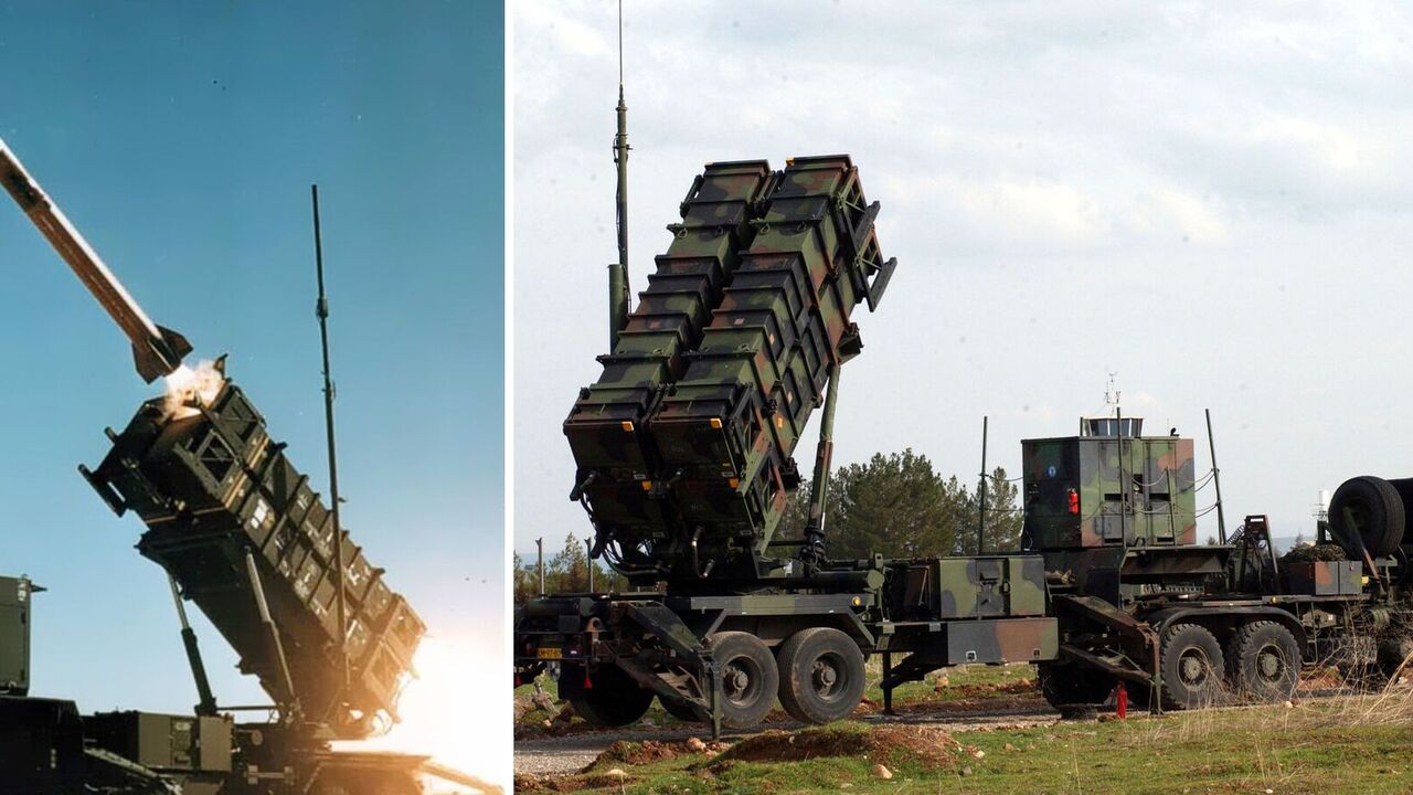 An enemy missile was destroyed by a Patriot air defense system