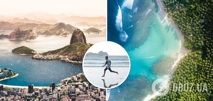 A powerful wave washed away tourists on the beach in Brazil: the moment was caught on video