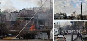 Eksplozja na stacji benzynowej w Charkowie: Państwowa Służba Ratownicza już na miejscu. Wideo