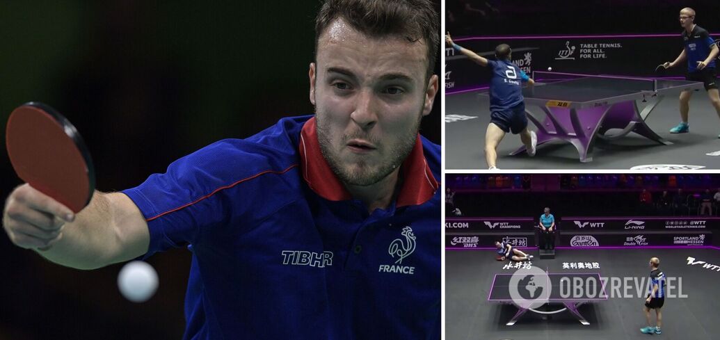 'Absolutely crazy' table tennis draw garnered 880,000 views. Video