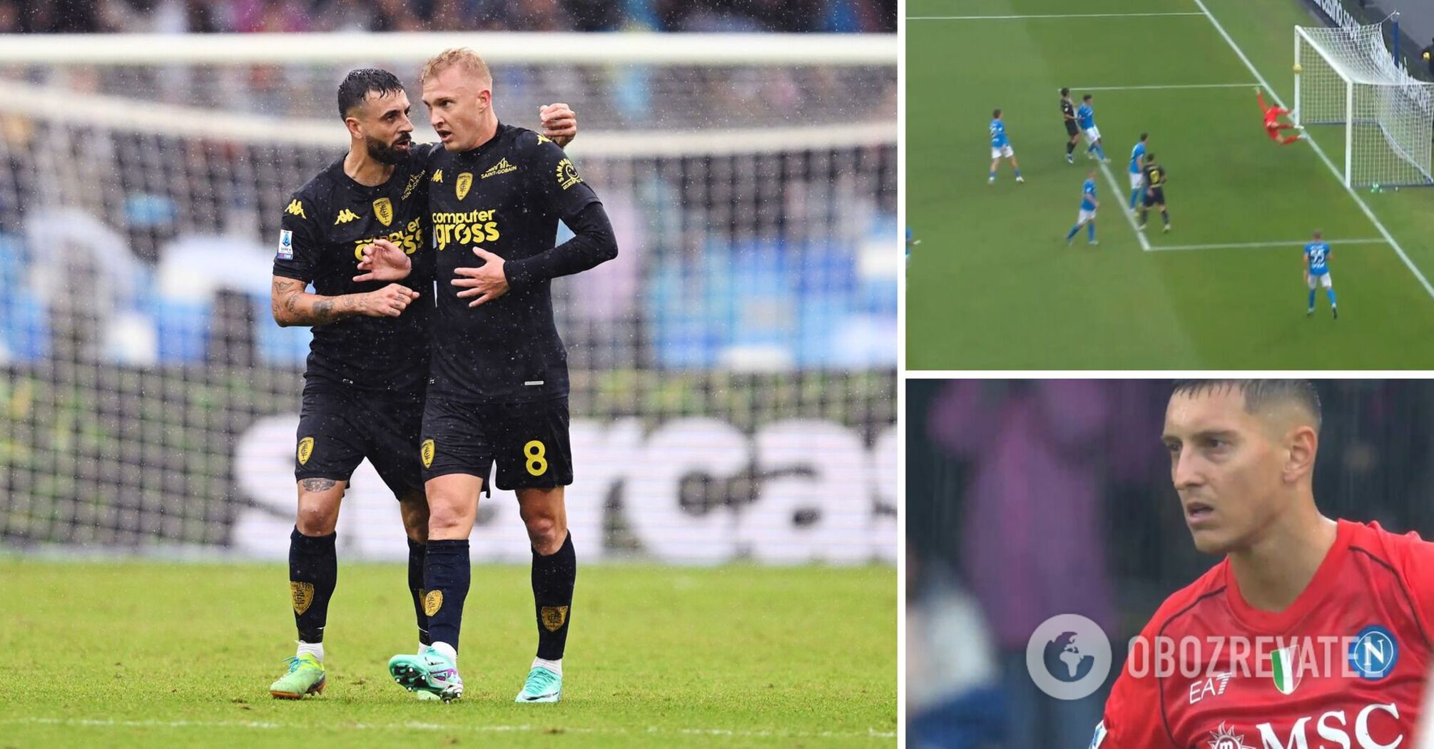 The Ukrainian national team footballer scored a stunning winning goal in the 91st minute, creating a sensation in Italy. Video