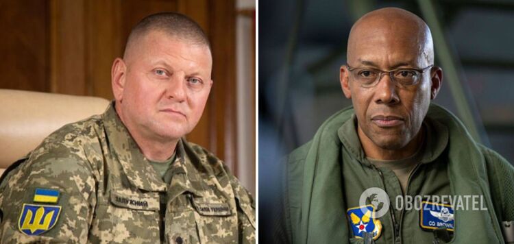 "We discussed plans for the winter period": Zaluzhny speaks with Chairman of the Joint Chiefs of Staff Brown