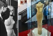 What Marilyn Monroe looked like in the very "naked dress" that the whole world is talking about again. Photos and videos