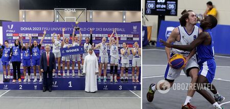 Ukrainian basketball players won two medals at the World University Basketball 3v3 Championship