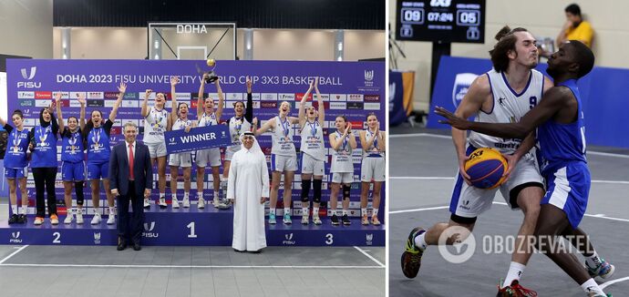 Ukraińscy koszykarze zdobyli dwa medale na Mistrzostwach Świata w koszykówce 3v3 wśród drużyn uniwersyteckich