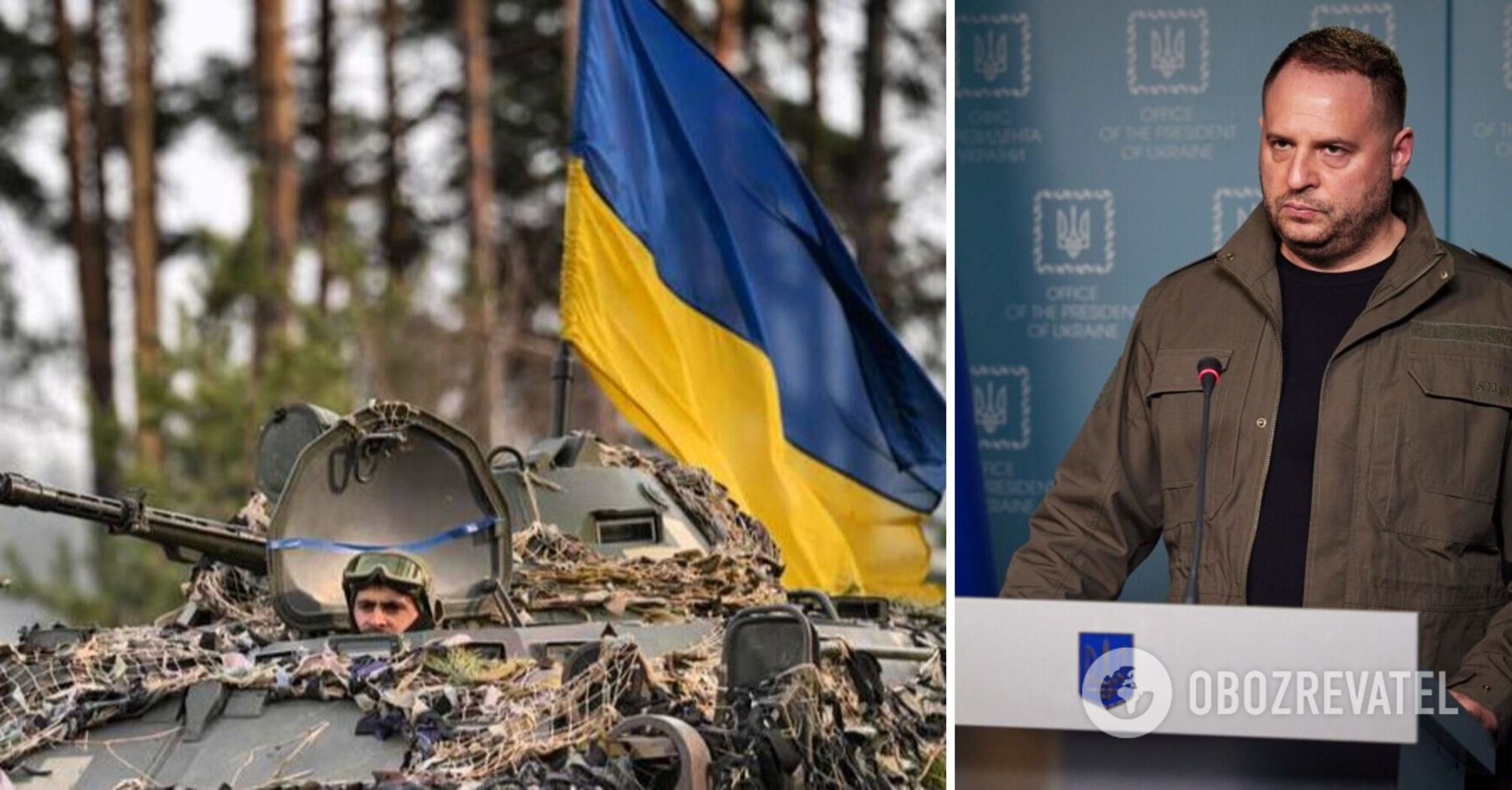 Andrij Jermak mówił o sytuacji na linii frontu