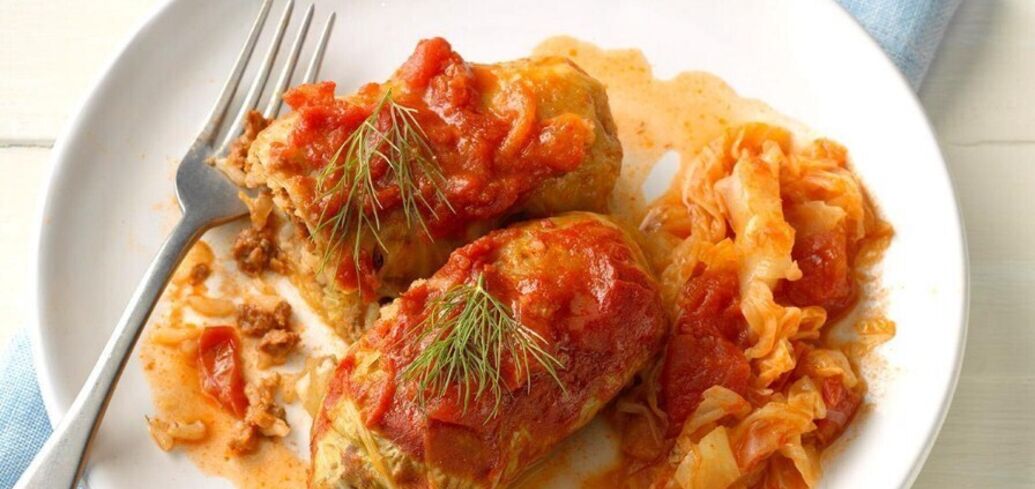 Cabbage rolls recipe with buckwheat