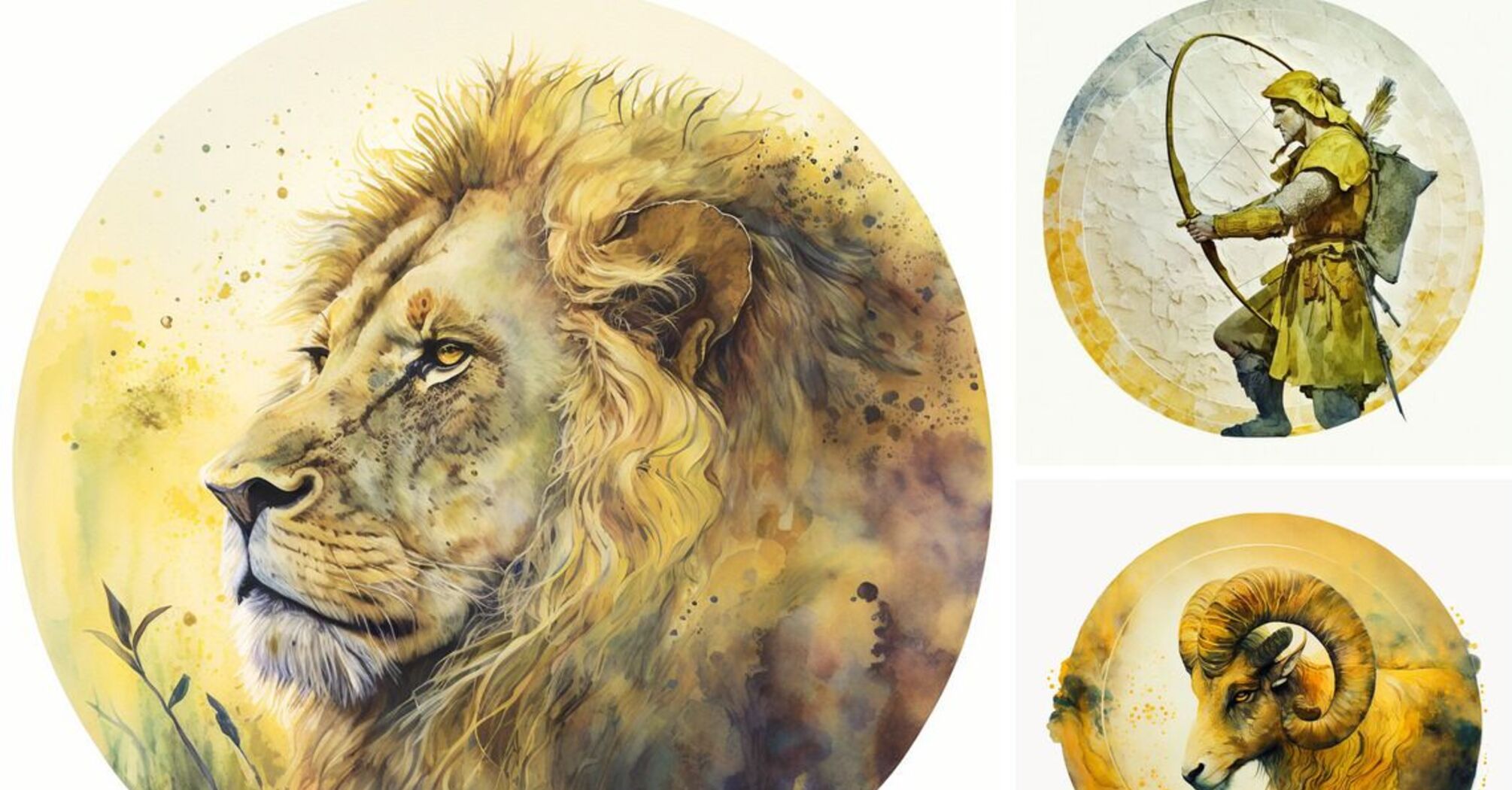 Гороскоп для трех знаков