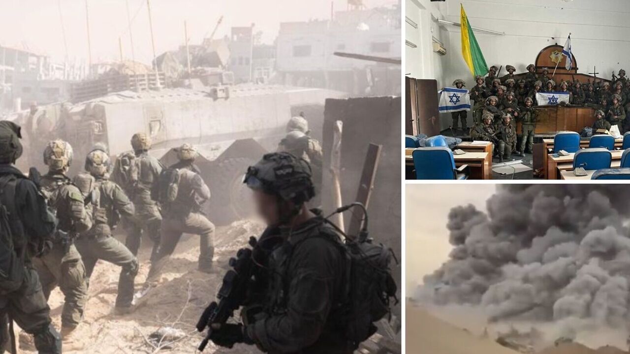 The Israeli Defense Forces demolished the HAMAS parliament building in Gaza. Video