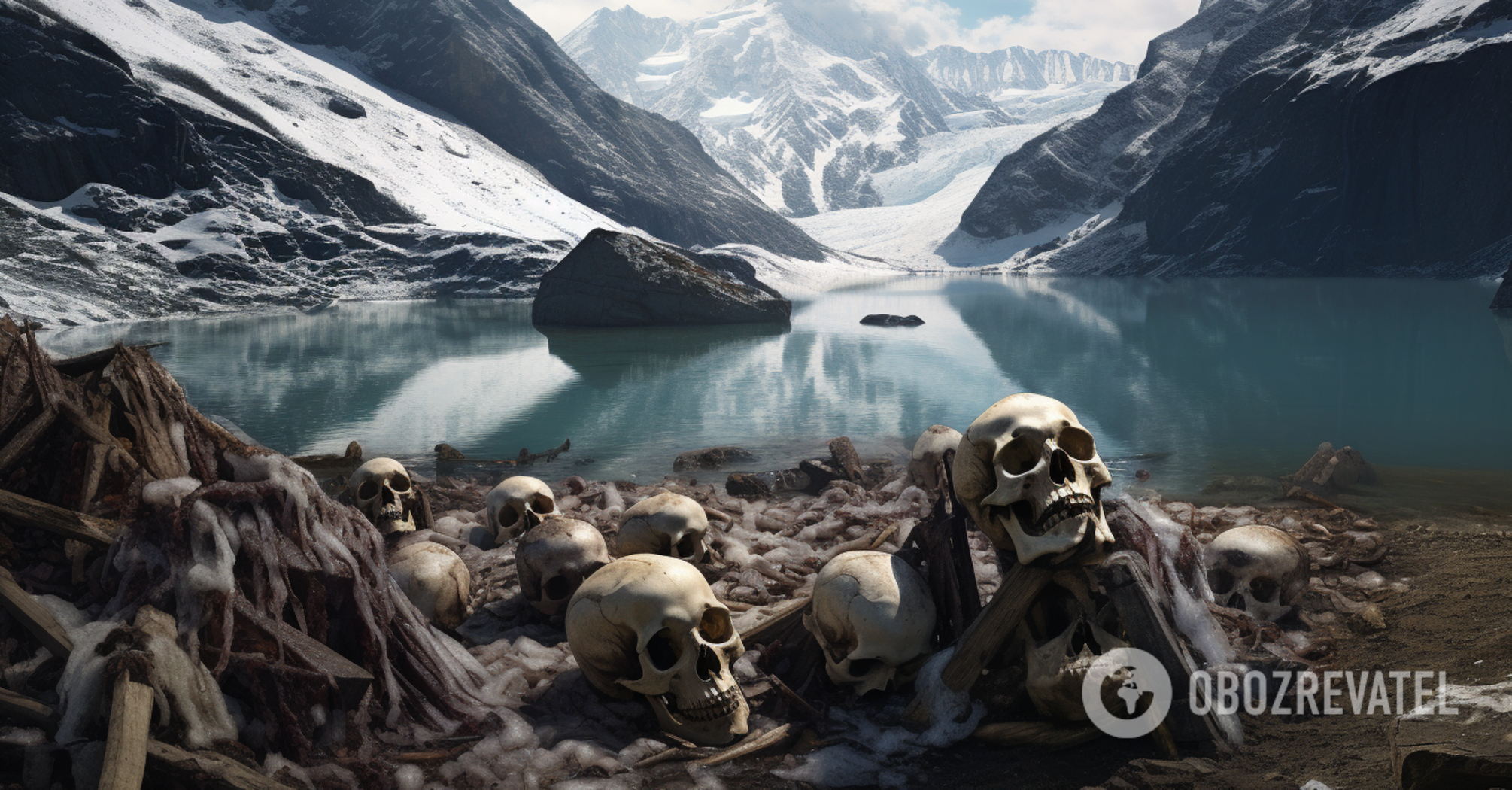Filled with human bones: scientists reveal the gruesome secret of the Lake of Skeletons in the Himalayas