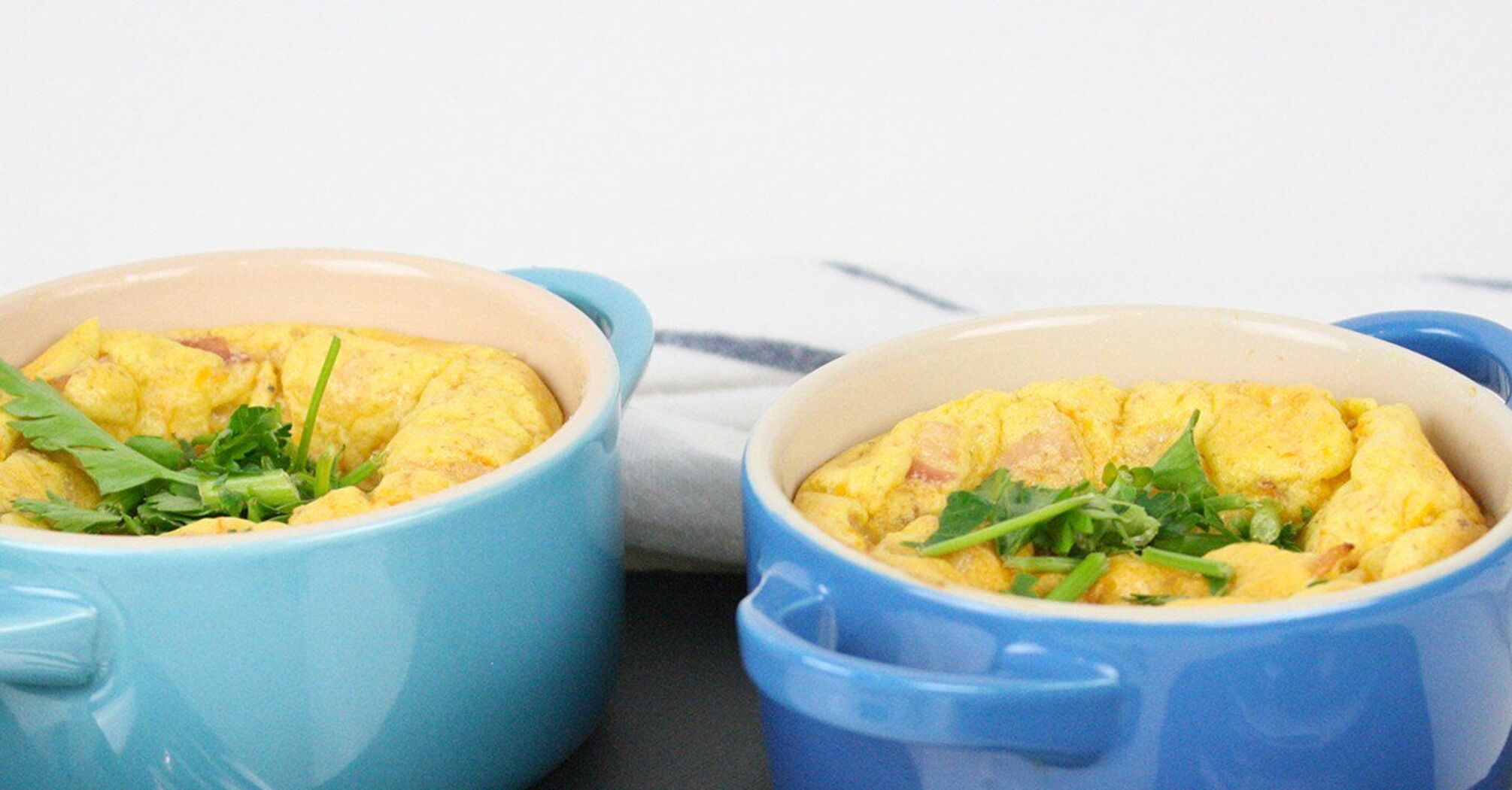 Healthy hake fish soufflé: cooked in the microwave, in a water bath or in the oven