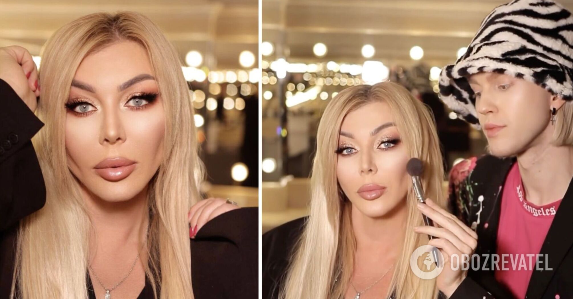 Iryna Bilyk showcased her makeup artist, thanks to whom she looks like she's 25 years old. Photo