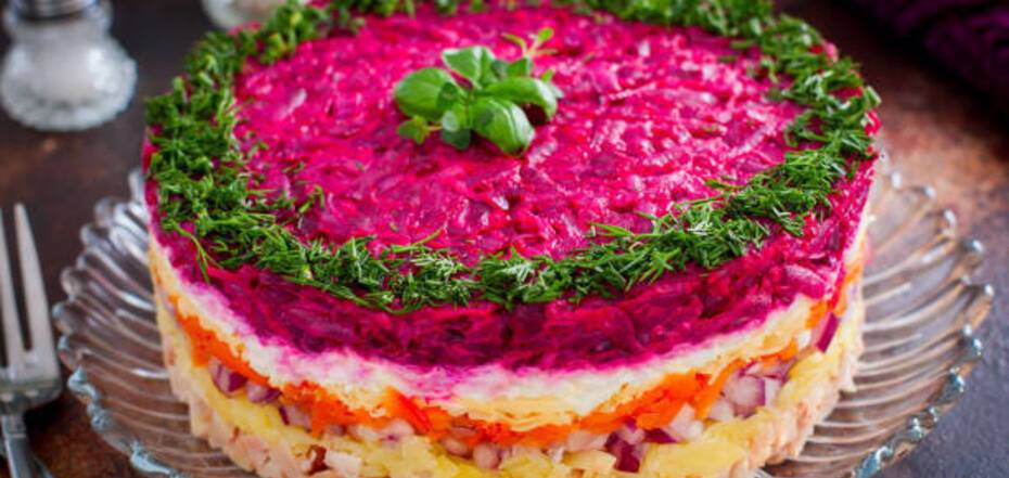 Pyszna sałatka "Szuba"