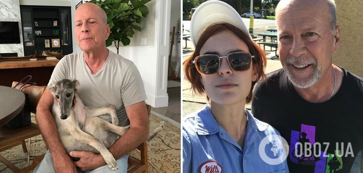 Bruce Willis's daughter shared a rare photo with her seriously ill father