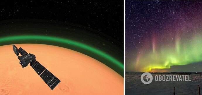 A striking green glow has been seen on Mars: scientists explain how this is possible
