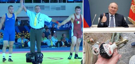 Azerbejdżański mistrz, który wspierał wojnę na Ukrainie, został trafiony granatem, który podarował mu przyjaciel z Rosji.