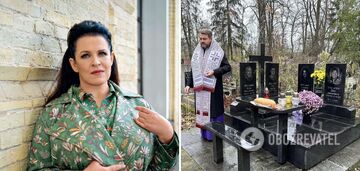 A monument has been placed on Ruslana Pysanka's grave: the actress would have turned 58. Exclusive photos