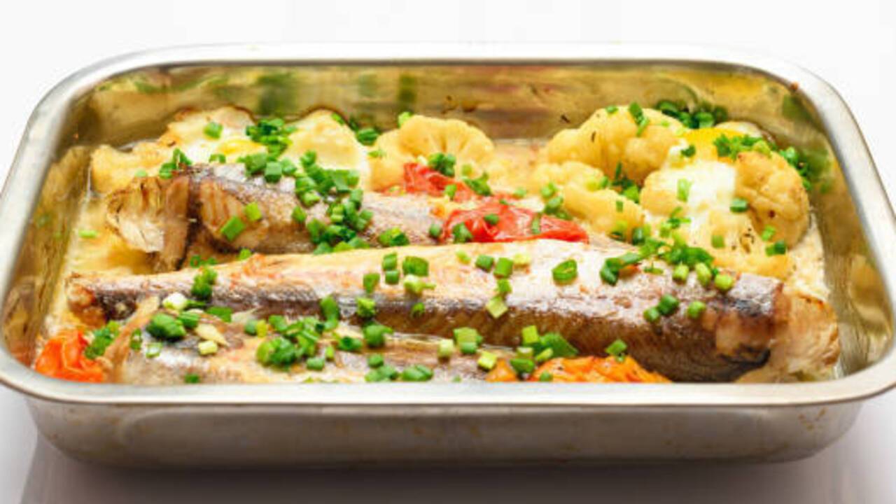 Hake recipe with vegetables