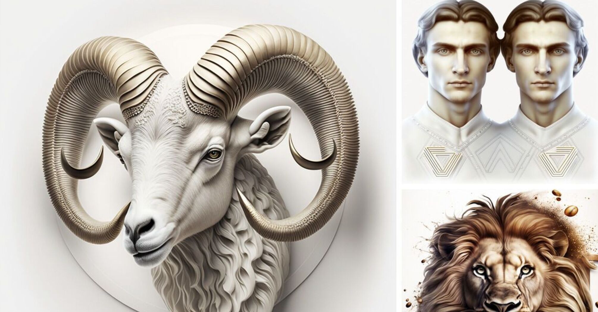 Гороскоп для трех знаков зодиака