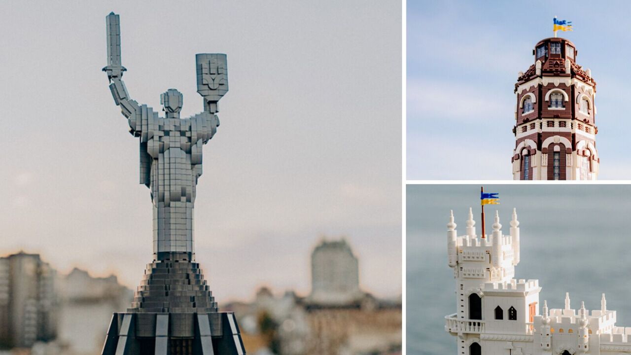 Trzy ukraińskie zabytki architektury zostały stworzone z zestawów Lego
