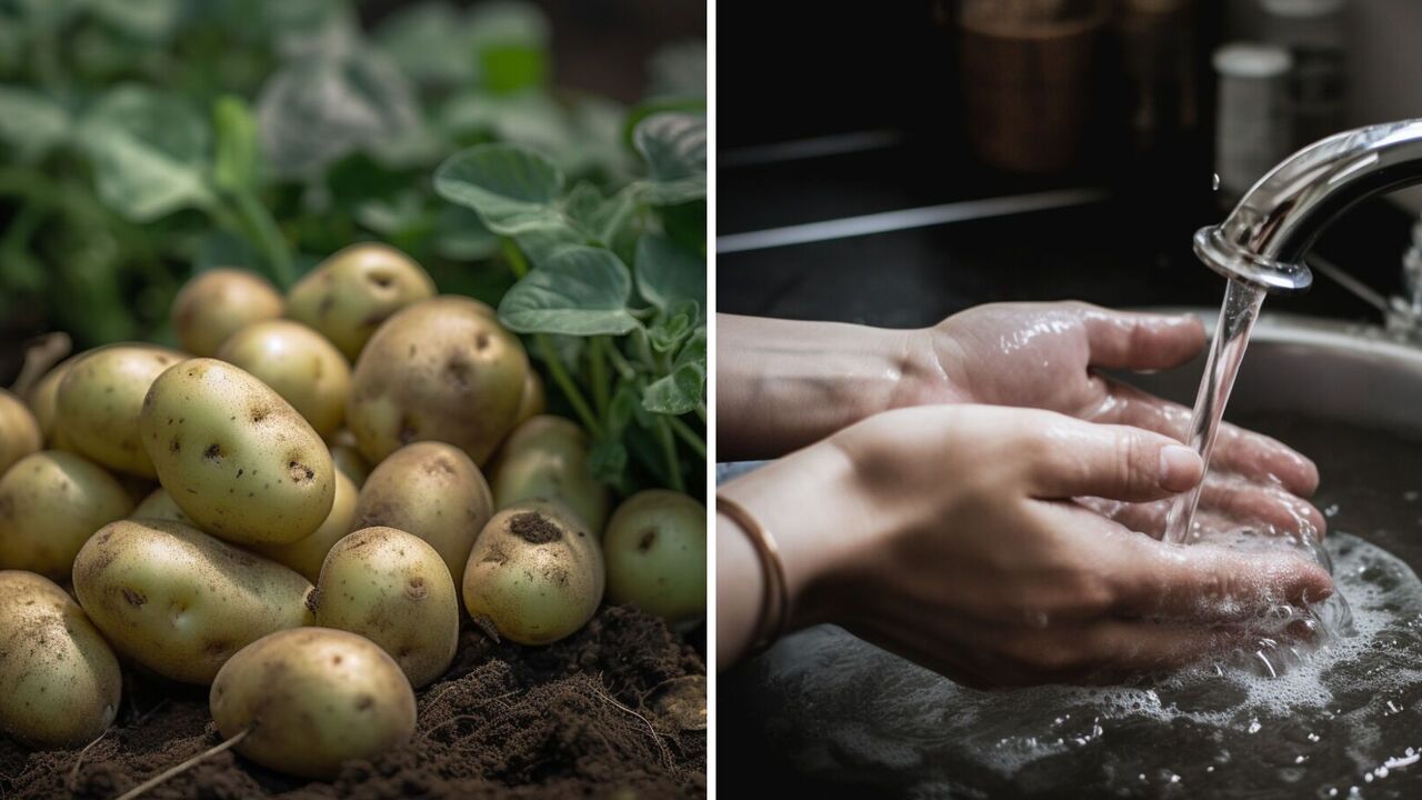 How to wash hands after peeling new potatoes: old effective methods