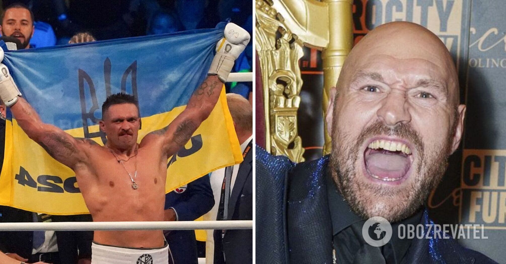 "Get ready!" Fury made a threatening appeal to Usyk and received a response from the Ukrainian. Video