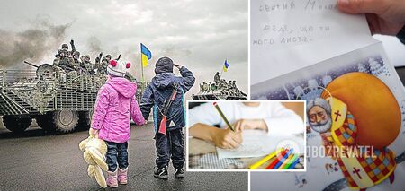 A little Ukrainian boy wrote a touching letter