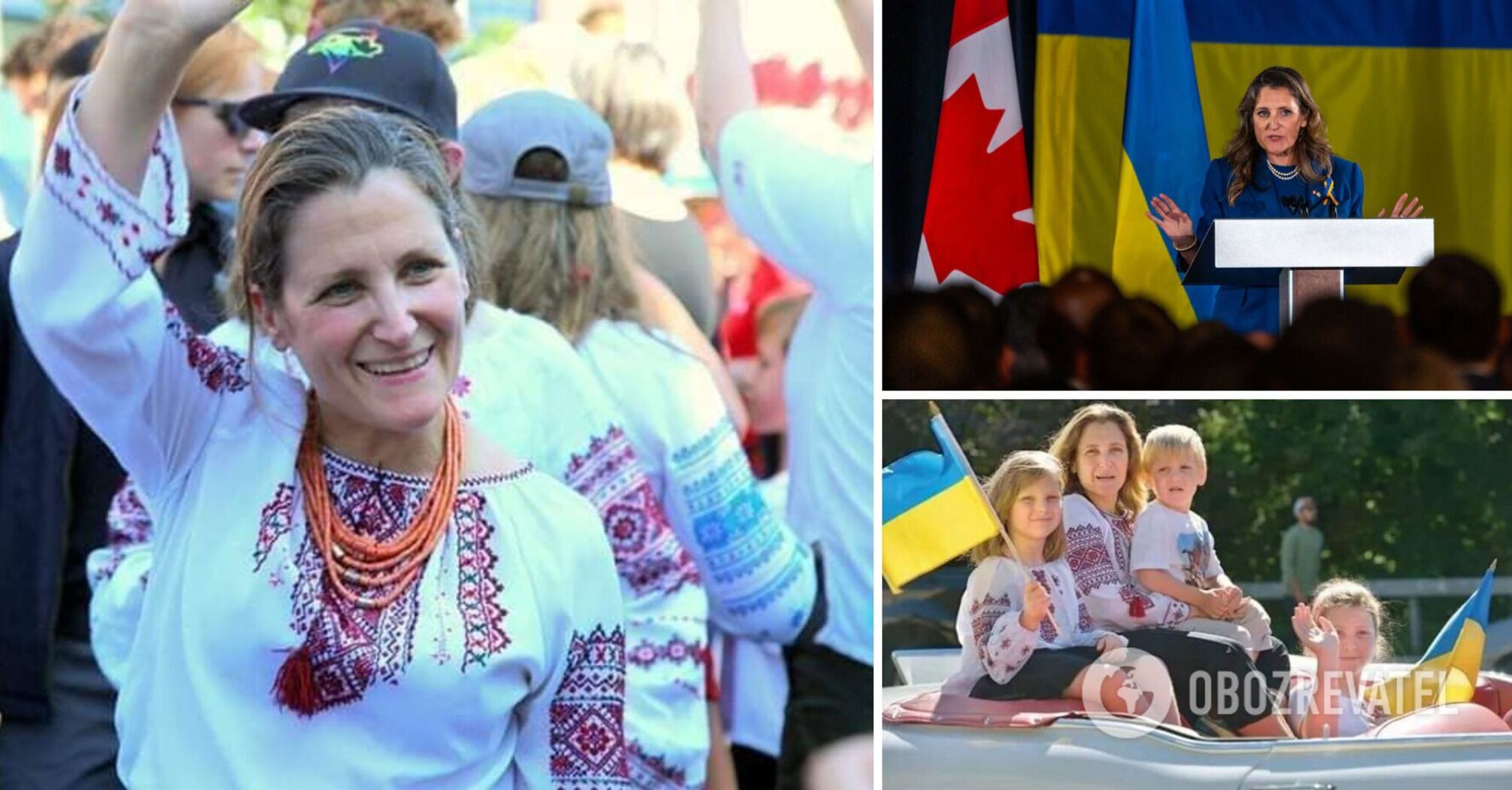 Ukrainian Chrystia Freeland, twice minister of the Canadian government, says the world should be grateful to Ukraine for its courage
