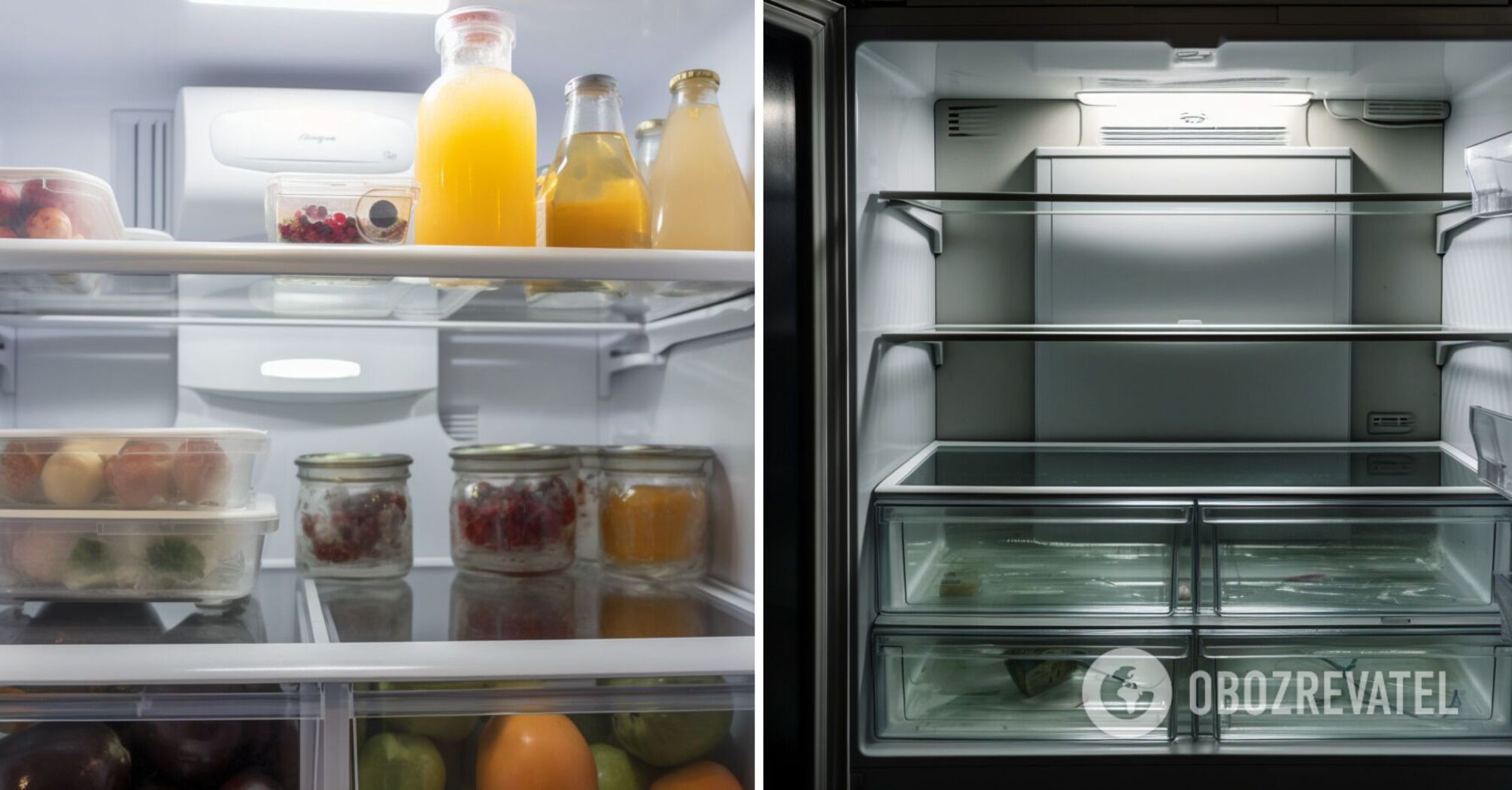 The refrigerator shelves will shine: ways to keep them clean