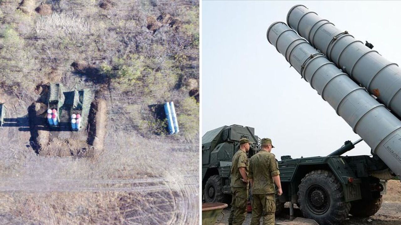 Russians set up fake positions with decoy models of military equipment. Photo