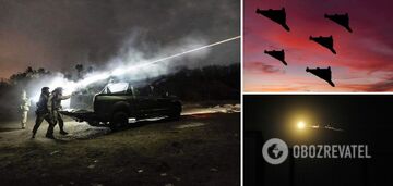 Siły obrony powietrznej odparły atak rosyjskich dronów na Kijów: około 10 celów zniszczonych