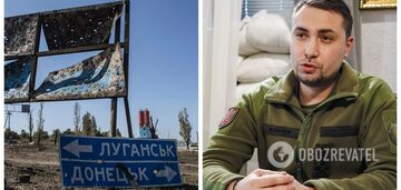 Budanow znalazł się pod ostrzałem w Donbasie na początku inwazji na pełną skalę