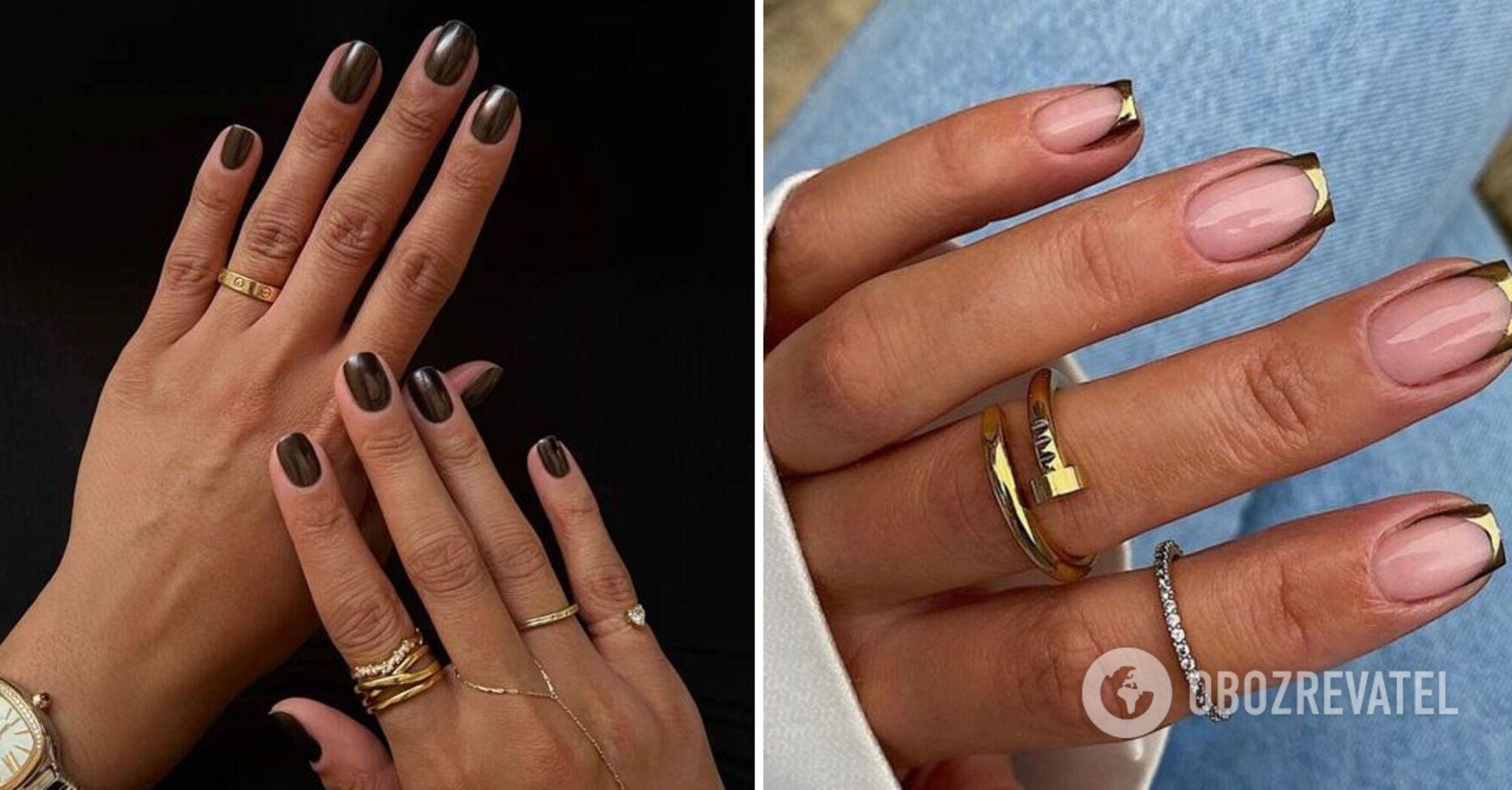 Metaliczne paznokcie przełamują trendy: 5 wzorów, które będą modne zimą