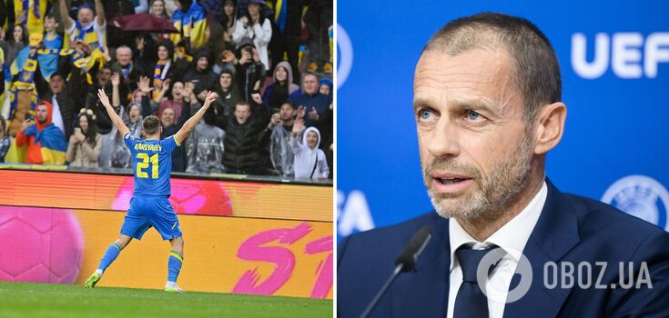 "We understand that not everyone wants to see Ukraine at Euro 2024": Dynamo player criticized UEFA president for his eloquent support for the Italian team