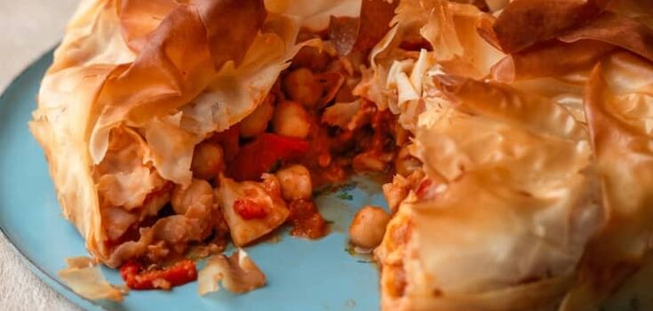Lazy Napoleon in a hurry: no need to roll out the dough